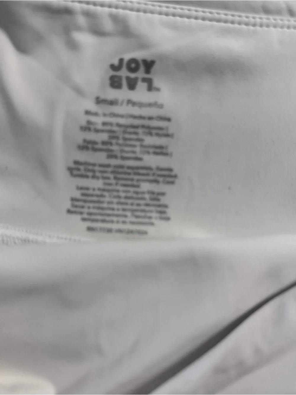 JoyLab White Pleated Mini Skirt